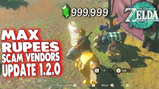 GET ONE MILLION RUPEES IN MINUTES EASILY 120 Become the Richest in Hyrule FAST Zelda TOTK [upl. by Hadrian]