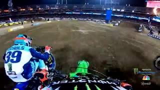 GoPro Cianciarulo  Mcelrath 250 Main Event Highlights  2019 Monster Energy Supercross  Oakland [upl. by Nivat]