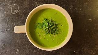 Quick pea soup with mint [upl. by Arec]