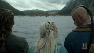 Vikings  King Harald and Halfdan Arrive In Kattegat Season 4B Official Scene 4x12 HD [upl. by Charmaine]