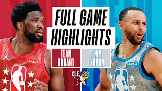 TEAM DURANT vs TEAM LEBRON  FULL GAME HIGHLIGHTS  2022 NBA ALLSTAR [upl. by Yerffoj728]