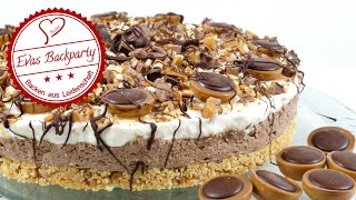 cremige Toffifee  Torte  ohne zu Backen [upl. by Yerocaj]