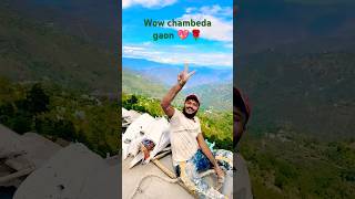 parvat ke piche chambela gaon 💖🌹youtubeshorts love viralvideo shorts shortvideo rnwaseemvlog [upl. by Abigael]