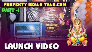 Property Deals Talk Website Launch Ganapathi Pooja Video [upl. by Schwerin]