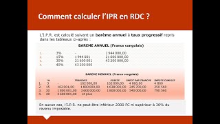 Calcul de lIPR en RDC  Cas pratique [upl. by Llerraf]