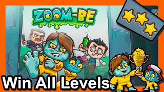 Zoom Be  All Levels 3 Stars Gameplay  pokicom [upl. by Uoliram]