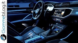 Audi Q3 2019 INTERIOR  3D Sound System Ambient Light  ADAS  HOW WORK [upl. by Anair232]