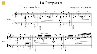 La Cumparsita by Gerardo Matos Rodríguez Piano SoloSheets [upl. by Alenoel829]