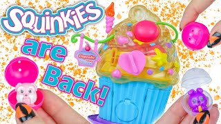 Squinkies Cupcake Surprize Bake Shop  Bubble Packs Opening  Unboxing Squinkies are BACK [upl. by Nylatsyrk]