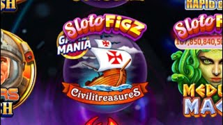 SLOTOMANIA GAME MANIA 35 free spins max bet 625Q Civilitreasures [upl. by Llerot]