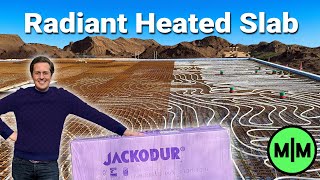 Insulated Concrete Slab with Radiant Heating  Max Maker Dream Workshop Ep4 [upl. by Anayt]