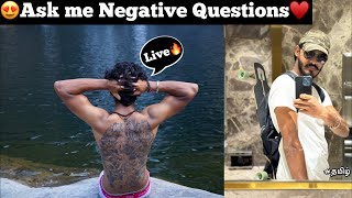 😍Ask me Neagtive questions♥️ Reply for Negative questions  Live🔥 TTF  Tamil [upl. by Estelle]