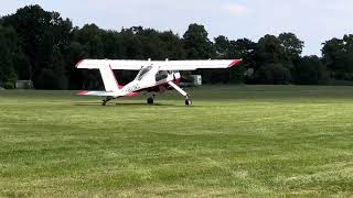 PZL104 Wilga towing a glider at Husbands Bosworth Gliding Centre [upl. by Enrica]