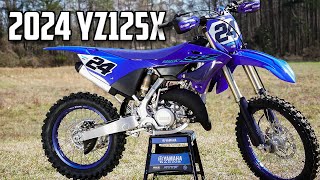 2024 YZ125X First Ride  Cycle News [upl. by Banna]