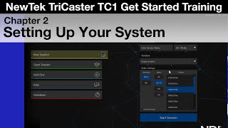 TriCaster TC1 Get Started Training Chapter 2  Setting Up Your System [upl. by Rein]