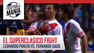 Boca X River  Leonardo Ponzio Vs Fernando Gago Fight [upl. by Amund41]