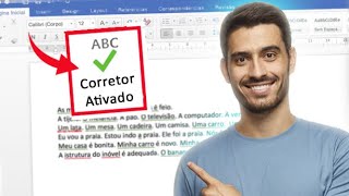 Como Ativar o Corretor Ortográfico no Word [upl. by Ilah629]