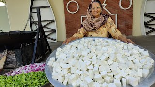 Kadhai Paneer Recipe By Granny  Paneer Recipe  Punjabi Kadhai Paneer  Veg village food [upl. by Giacopo]