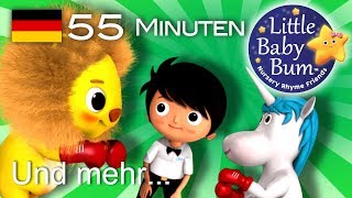 Der Löwe und das Einhorn  Und noch viele weitere Kinderlieder  von LittleBabyBum [upl. by Grof878]