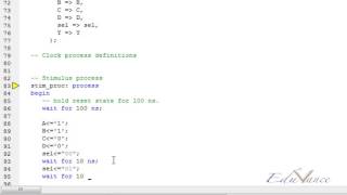 VHDL Lecture 15 Lab 5  case select simulation [upl. by Anehsak]