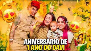 ANIVERSÁRIO DE 1 ANO DO DAVI mostrei tudo [upl. by Oza]