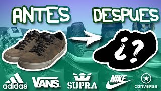 Cómo cambiar el color de tus tenis DIY pintalos [upl. by Niatsirk186]