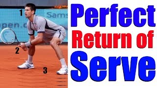 How To Hit Perfect Tennis Return of Serves In 3 Simple Steps [upl. by Youlton]