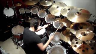 Rush  2112 OvertureTemples of Syrinx Drum Cover [upl. by Blatt]