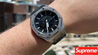 ULTIMATE Audemars Piguet Royal Oak homage  GShock GA2100 supreme Quality mod build [upl. by Patty]