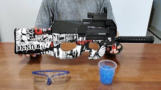 P90 Gel Blaster Unboxing 2022  Electric Splatter Ball Toy Gun [upl. by Incrocci139]