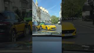 Driving Through Belgravia Spotted a Yellow Ferrari and the Central London Vibe [upl. by Ted746]