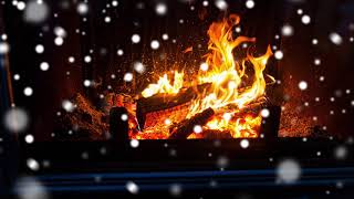 rumore fuoco e tempesta di neve  rumore bianco  ASMR  8 ore [upl. by Sawtelle]