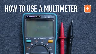 Getting Started with a Multimeter  Basic Electronics [upl. by Margy]