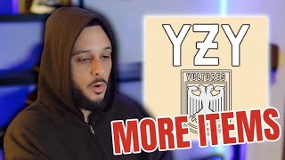 More Items Added New YEEZY Drop Is Live YZY Sock Pods  ¥ Vultures Merch [upl. by Nnodnarb392]