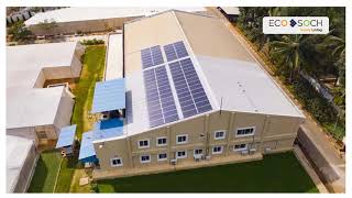 Best Solar rooftop Installations  EcoSoch Solar Bangalore [upl. by Hellman]