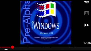 Windows 4 Build 207 Startup and shutdown PreAlpha1994 Windows History Never pdastudio3056 [upl. by Cressida825]