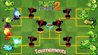 Tournament All PEASHOOTERS Plants  Who Will Win  PvZ 2 Battlez [upl. by Kramnhoj570]