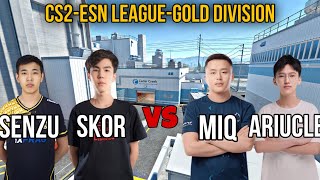 sk0r POV WSenzu vs MiQ Ariucle CS2 ESN LEAGUE GOLD DIVISION 1966 [upl. by Adnwahs771]