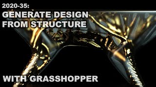 202035 LTH Tutorials Generative Design from Structural Optimization  tOpos Grasshopper [upl. by Elamef58]