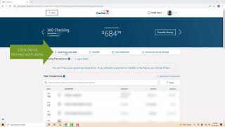 How to Send Money With Zelle in Capital One [upl. by Mahgem]