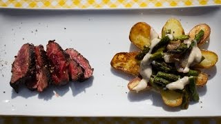 Folge72  Onglet amp Béchamel Kartoffeln Deutsches BBQ Grill amp Kochrezept [upl. by Oludoet]