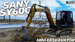 SANY MİNİ EKSKAVATÖR SY60C TEKNİK ÖZELLİKLERİ I SANY MİNİ EKSKAVATÖR SY60C [upl. by Wini16]