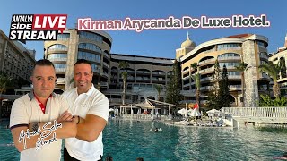 Kirman Arycanda De Luxe Hotel in Okurcular Live [upl. by Ahsikad454]