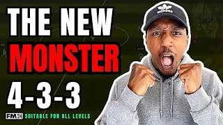 THE MONSTER 433 Destroy With ANY Team  Best FM24 Tactics  Football Manager 2024 [upl. by Noizneb]