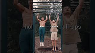 Who is better at pullups calisthenics pullups climbing challenge [upl. by Yednarb]