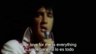 Elvis presley The wonder of you subtitulado en español [upl. by Nikolos647]