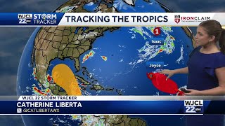 Continuing to track the busy tropics [upl. by Niltak]