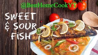 Easy Sweet and Sour Fish  Best Rockfish Recipe  Pinoy Cooking Abroad [upl. by Llenrag]