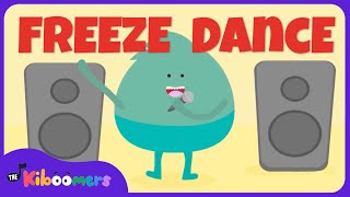 Party Freeze Dance Song  THE KIBOOMERS Preschool Songs for Circle Time [upl. by Etnasa664]