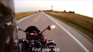 2009 Yamaha FZ6R Acceleration [upl. by Lampert175]